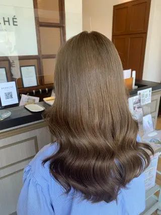 ミディアム カラー 林 修平のヘアスタイル