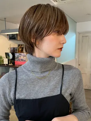 ショート オーガニックカラー/ 表参道/ルカのヘアスタイル