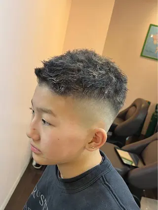 ショート カラー パーマ CuMARi所属・🌈福本 裕也🌈のヘアスタイル