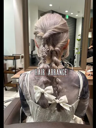 ヘアアレンジ リノ🖤韓国ヘア 🖤🇰🇷のヘアスタイル