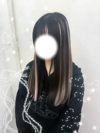 ロング ベルグロー アルファのヘアスタイル