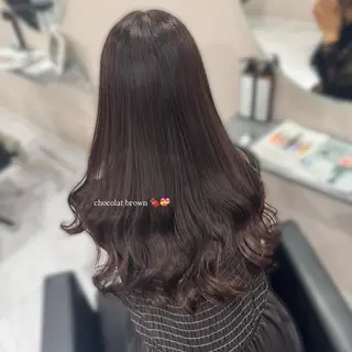 ロング カラー ヘアアレンジ 透明感カラー🪼🩵 𝐑𝐢𝐧のヘアスタイル