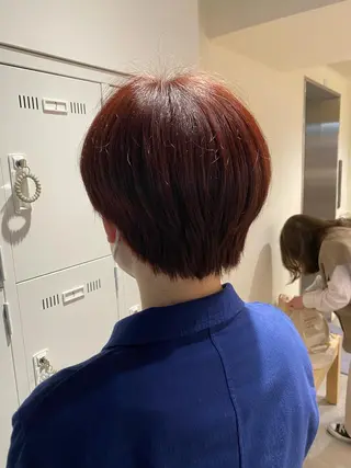 ショート カラー ヘアアレンジ ボブ /ニュアンス/ satomi🧸💖のヘアスタイル