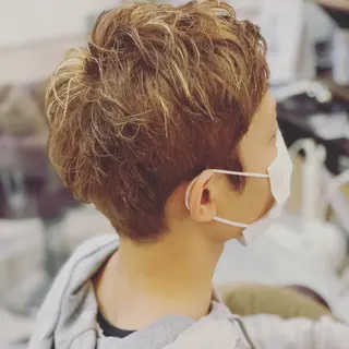 ショート カラー メンズ トータルビューティー K:R鶴川のヘアスタイル