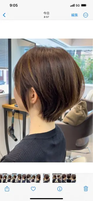 ショート neaf六本木所属・韓国風レイヤー ショート/犬塚 優介のヘアスタイル