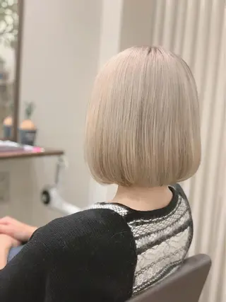 ミディアム カラー mu-kicii 三鷹店所属・撮影モデル募集中☆ オグリヤスエのヘアスタイル