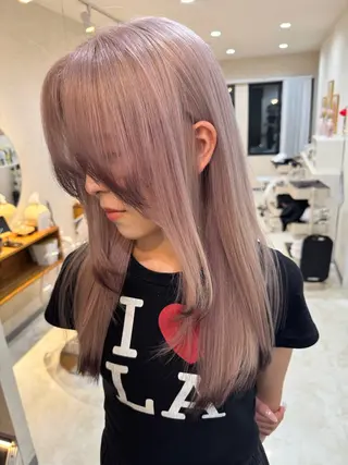 ロング カラー コイデ リュウセイのヘアスタイル