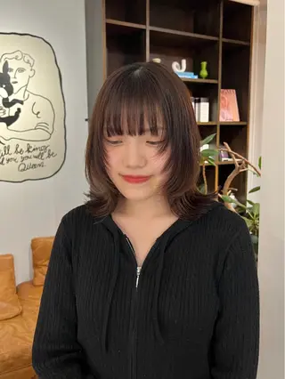 ミディアム カットモデル募集 hiyo🐣🫧のヘアスタイル