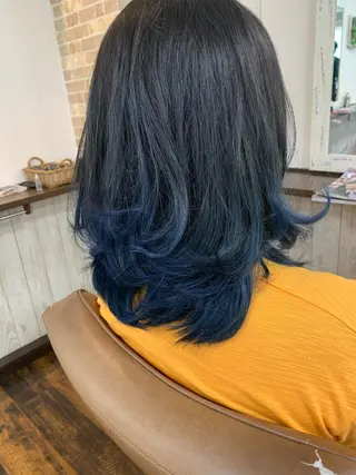 セミロング カラー est hair Ameri 松戸西口店所属・est  店長 ✂︎高橋✂︎のヘアスタイル