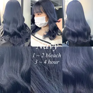 ロング カラー シールエクステ特化 ハイトーン、NANAのヘアスタイル