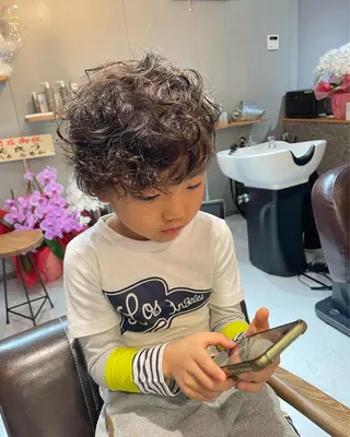 キッズ organic hair salon Roomy所属・阪本 亜由美のヘアスタイル