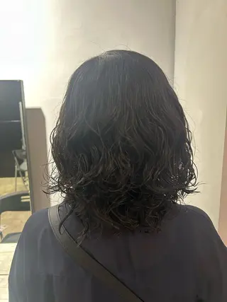 ミディアム カラー パーマ ITbyALBUM藤沢店所属・IT by ALBUM立川のヘアスタイル