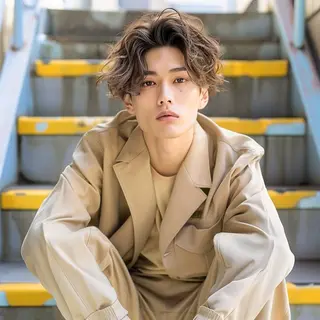 メンズ 池袋/カラー特化🎨 ロング料金なし🩵のヘアスタイル