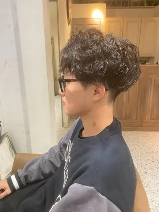 パーマ メンズ 進藤彪雅/メンズ/ 千葉駅【GENiE】のヘアスタイル