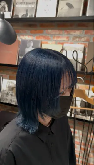 カラー organic＋atelier所属・りお ブリーチ/パーマのヘアスタイル