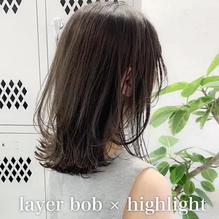 ミディアム カラー 渋谷ブリーチカラー 韓国ヘアyuikoのヘアスタイル