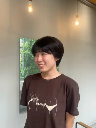 ショート iwami rena /Nary河原町のヘアスタイル