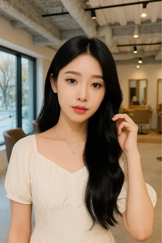 ロング Chi satoのヘアスタイル