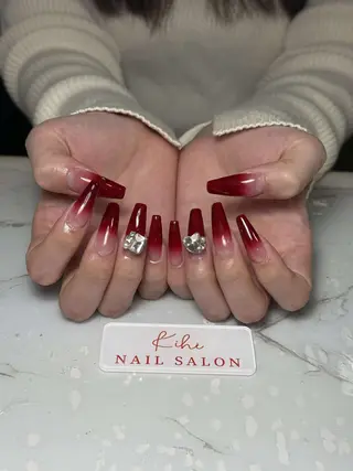 ネイル ユリ🎀長さだし/ パラジェル/持ち込みのネイルデザイン