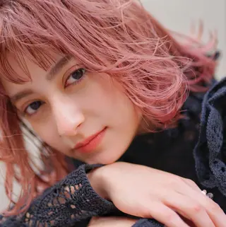 ミディアム カラー 【全席個室サロン】 NUMBER 天王寺のヘアスタイル