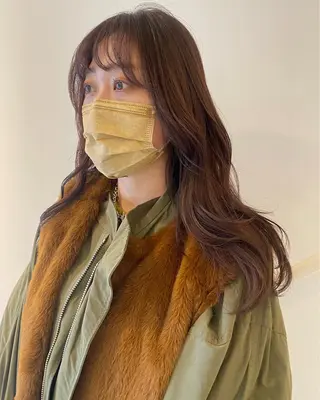 ロング カラー アオイ🩵暖色 /まろやかカラーのヘアスタイル