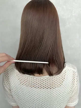 ミディアム カラー 🌿レイヤー赤み消し 🌿西村拓也のヘアスタイル