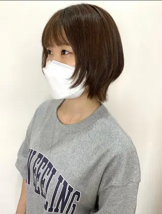 ショート カラー 🫧ウルフカット/ 畑中結衣🫧のヘアスタイル
