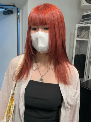 ロング カラー パーマ ヘアアレンジ メンズ キッズ ネイル マツエク・マツパ アイブロウ 艶ハイトーン/ヘア アレンジAYAKAのヘアスタイル