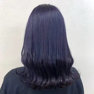 ロング カラー ［銀座］淡色 ラベンダー🫧大村のヘアスタイル
