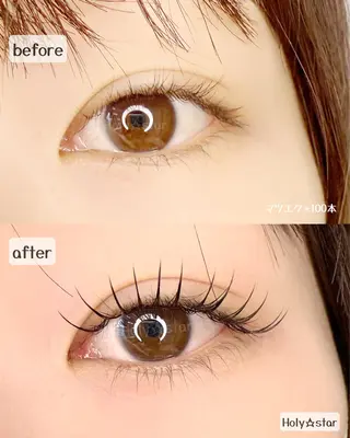 マツエク・マツパ Holy☆star 【ホーリースター】のマツエク・マツパデザイン