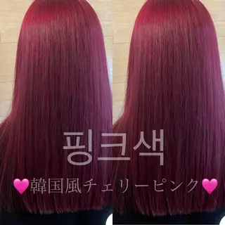 セミロング カラー ANDIAMO SAKAE✩楓のヘアスタイル