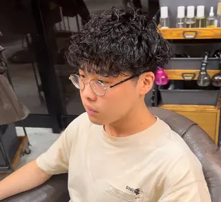 パーマ メンズ 大谷 貴裕のヘアスタイル