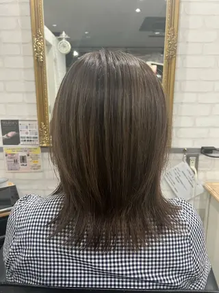 ミディアム カラー イシイ シュータのヘアスタイル