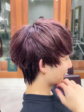 カラー ゆうと/ショート /ショートボブ/ボブのヘアスタイル