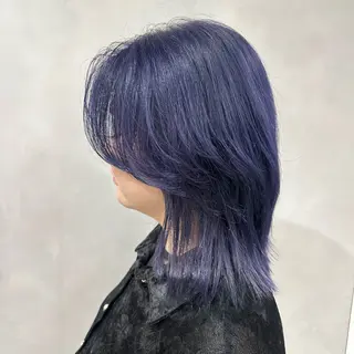 カラー デザインカラー/パー マ🦖外岡咲希🦖のヘアスタイル