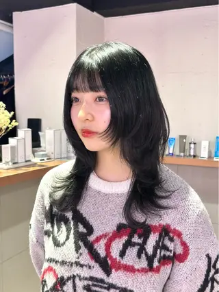 ミディアム 髪質改善/ブリーチ /長山遼太郎のヘアスタイル