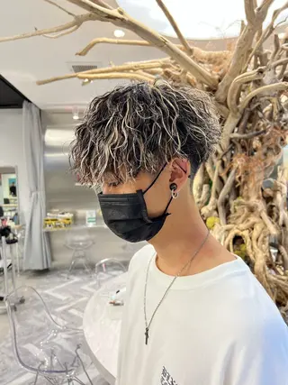 カラー パーマ メンズ 【圧倒的センス】 まる/メンズカラーのヘアスタイル