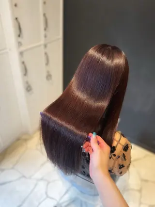 セミロング カラー 山口 大輝のヘアスタイル