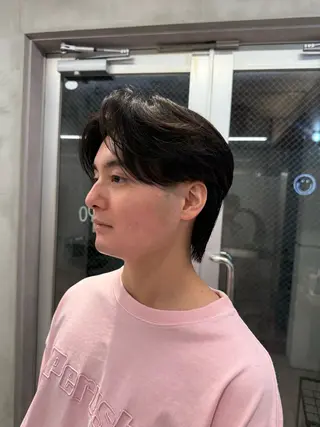 ショート メンズ nico TOKYO所属・ニュアンス/ センターパート/イノのヘアスタイル