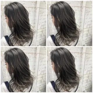 ミディアム カラー パーマ ヘアアレンジ メンズ キッズ ネイル マツエク・マツパ レイヤー／顔周り 韓国ヘア森田和貴のヘアスタイル
