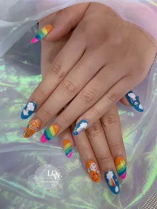 ネイル ラベンダー💖日暮里 ルル💖ネイルのネイルデザイン