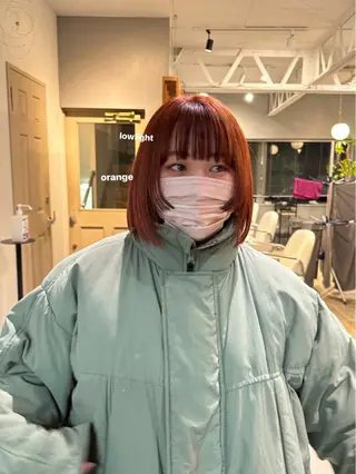 ショート カラー 暖色カラー/レイヤー 🌙 オノユリカのヘアスタイル