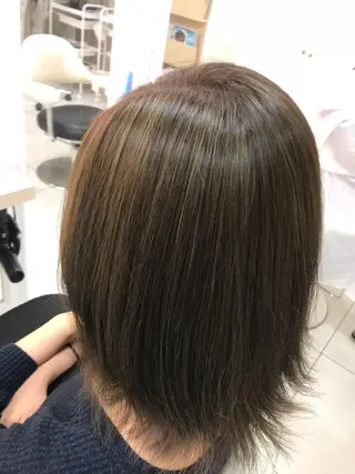 カラー 女性カットモデル 募集中店長　伊熊祐紀のヘアスタイル