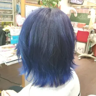ミディアム カラー 植田 /エクステ /ブリーチ/髪質改善のヘアスタイル