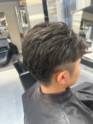 メンズ ならざきつぐみ /天王寺/ハイトーンのヘアスタイル