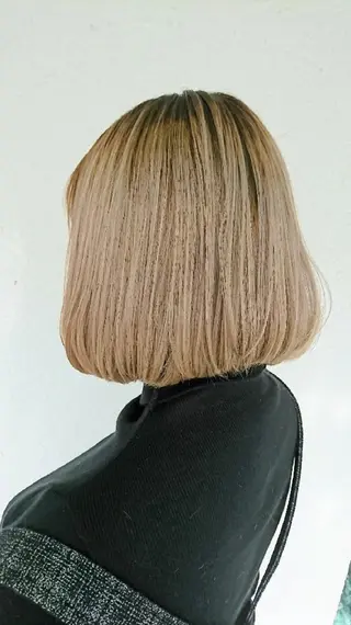 カラー ショート ACROあべの店所属・艶カラー/インナー /グラデ/大西小百合のヘアスタイル