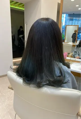 ロング カラー 透明感カラー 田中 有乃のヘアスタイル