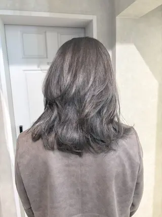 ミディアム 透明感モテスタイル 💞SHIORI💞のヘアスタイル