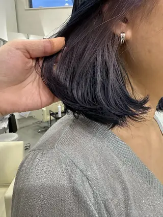 ミディアム カラー さあや 【透け感/艶感】のヘアスタイル