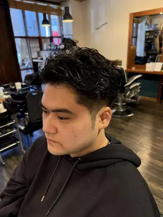 ショート パーマ 早稲田/メンズパーマ /カラー/松井聖虎のヘアスタイル